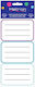 Metron Notebook Labels 12pcs
