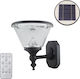 Rixme Wall Mounted Solar Light Traffic light Warm to Cool White with Remote Control IP67 25cmx26cmx29cmcm