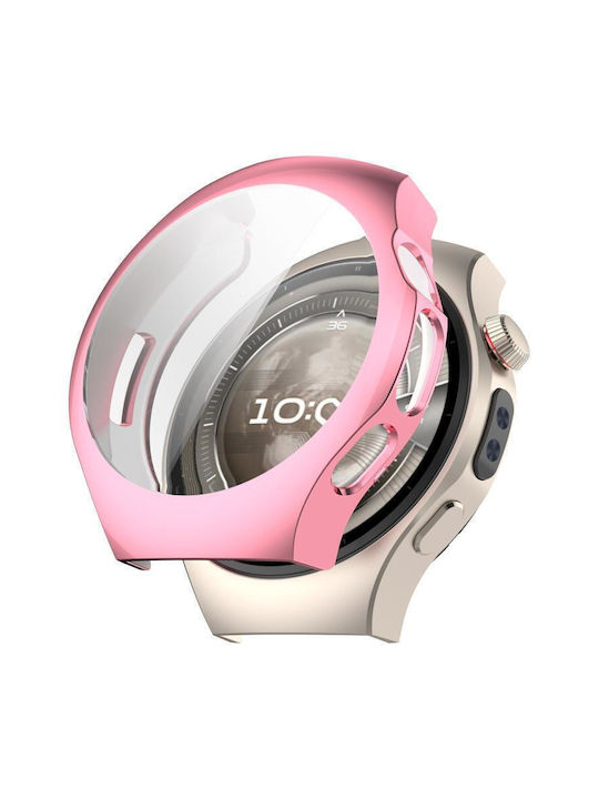 Watch Protection Silicone Case in Pink color for Huawei Watch 5 46mm