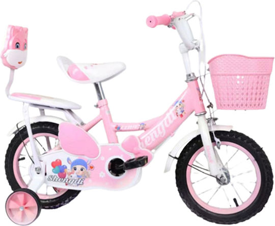 NBW 16" Bicicletă pentru copii de Oras cu Cadru din Aluminiu Roz
