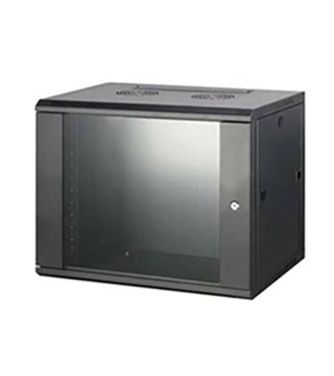 Safewell Wall Mounted Rack Cabinet 15U 54x77cm Black SMC5415