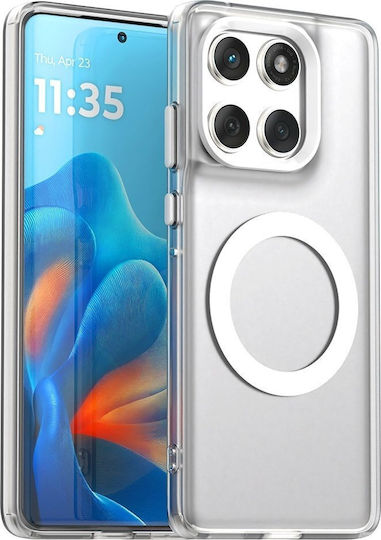 Techsuit Задна корица Пластмаса / Силикон Бял (Motorola Edge 60 Fusion)