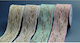 Ribbon Burlap Lace RA3333 6 5cmx5y Light Blue