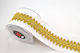 Ribbon Halima Velvet White 10 Cm X 4.5 M White-...