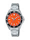 Casio Standard Women's Watch with Silver Metal Bracelet