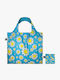 Loqi Einkaufstasche Smiley Flowers Aquarius