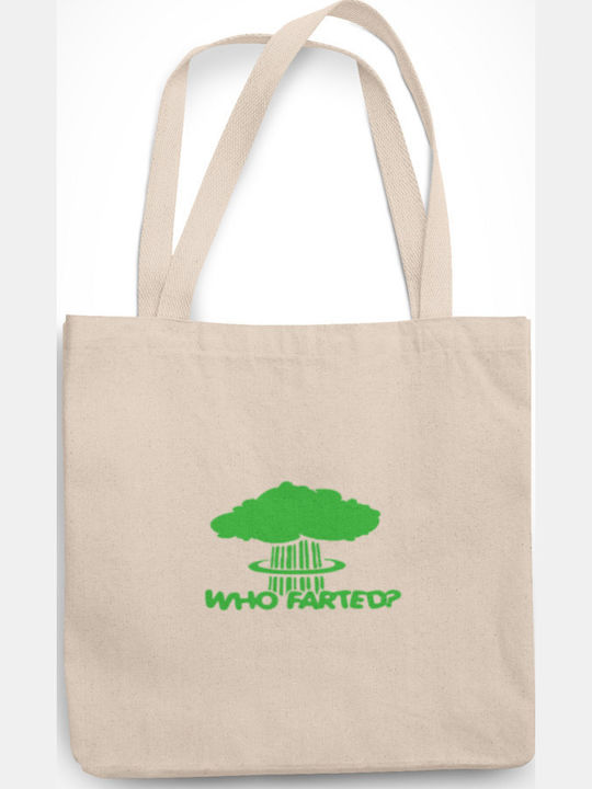 Totebag Who Farted Green Totebag Who Farted Green