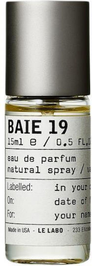 Le Labo Baie 19 Eau de Parfum 15ml