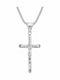 Legend Accessories Men's Cross with the Crucified from Steel with Chain