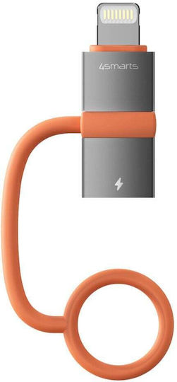 4Smarts Μετατροπέας USB-C male σε Lightning female Γκρι 2τμχ