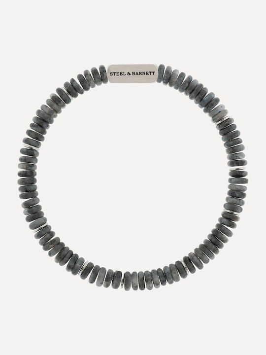 Steel & Barnett Ανδρικό Βραχιόλι από Ανοξείδωτο Ατσάλι