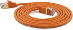Wantec 7144 S/FTP Cat.7 Καλώδιο Ethernet 0.5m Πορτοκαλί Wantec 7144 S/FTP Cat.7 Καλώδιο Ethernet 0.5m Πορτοκαλί