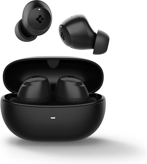 Spigen SA2401 ANC Pro In-ear Bluetooth Handsfree Ακουστικά με Θήκη Φόρτισης Μαύρα