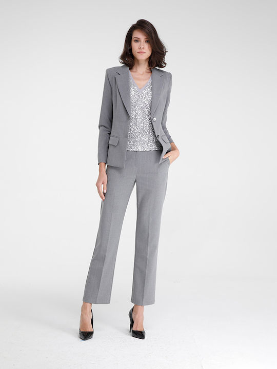 Goa Goa Damen Blazer Gray