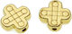Metallic Cross 1cm Nu2216 Gold
