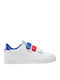 Court Παιδικά Sneakers με Σκρατς Λευκά