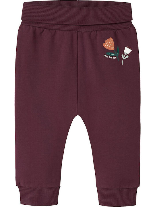 Pantaloni De Trening Pentru Copii Burgundy