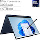 Lenovo IdeaPad 5 2-in-1 16IAL10 16" IPS FHD+ Touchscreen (Ultra 7-255U/32GB/1TB SSD/W11 Home) (US Keyboard)