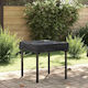 vidaXL Waterproof Dining Table Cover Black 82x82x15cm
