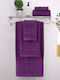 Homeone Σετ Πετσέτες Μπάνιου 3τμχ Purple Βάρους 500gr/m²