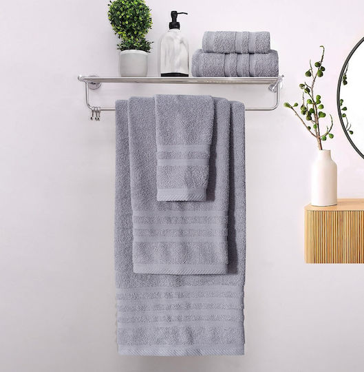 Homeone Σετ 3τμχ Grey Βάρους 500gr/m²