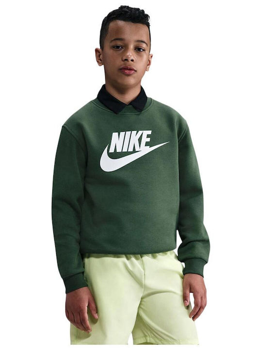 nike green sportswear club sweatshirt