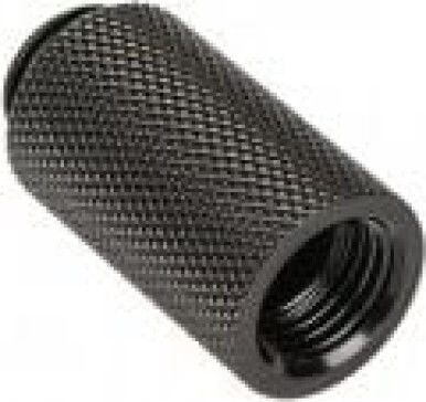 Bitspower Adapter G1/4 Inch Male To G1/4 Inch Female 15mm Matte Black