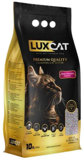 Bentonit Katzenstreu mit Duft Babypuder 10Es