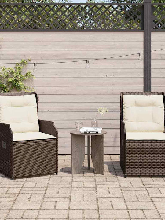 Outdoor-Stuhl Rattan Garten Coffee mit Kissen 2...