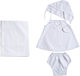 Set Christening Oilcloths White 2 Pieces