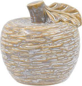 Decor Pentru Masă Ceramică Fylliana Apple Bej-alb Culoare 10x10cm
