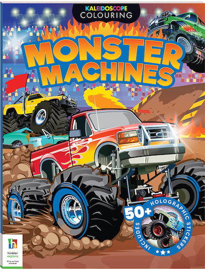 Colouring And Sticker Monster Machines
