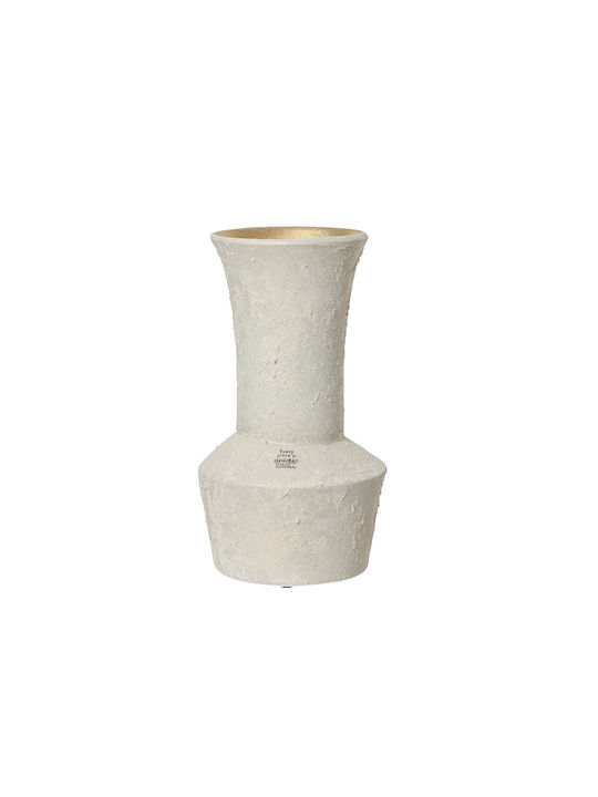 Kaemingk Vază Decorativă Ceramică Alb 16x30cm 1buc