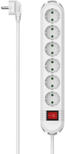 HAMA Power Strip 6 Positions with Switch and Cable 2m