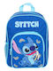 Disney Stitch Σχολική Τσάντα Πλάτης Μπλε