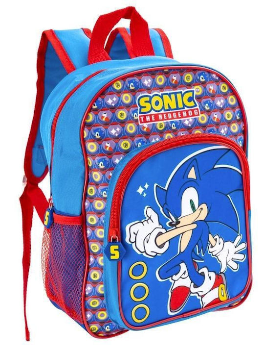 Disney Sonic Ученическа Раница Тип Детска Градина Синя