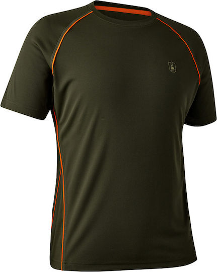 T-shirt Блуза Deerhunter Chamois Маслинено Оранжево 8096-361