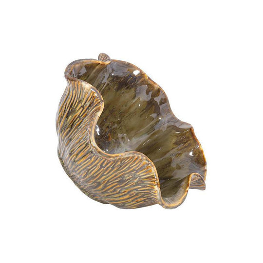 Fylliana Fl30009 Decorative Bowl Brown 20x10cm
