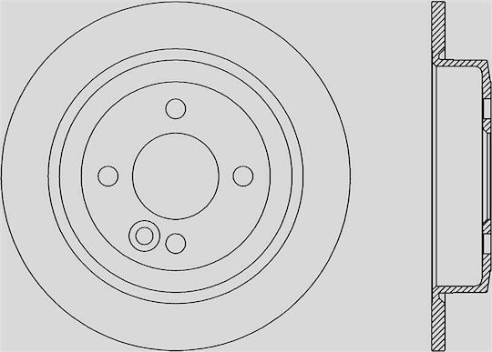 Brake Disc Set Front Mini R50, R53 Coated