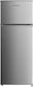 Morris Kühl-Gefrierkombination 204Es H143xB55xT55cm. Inox T72205DTD