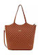 Damentasche Schultertasche Tabac Braun