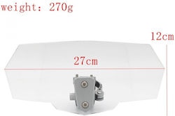 Pilot Motorcycle Windshield & Windscreen Visor Extender PILUNIPAR02 Pilot Motorcycle Windshield & Windscreen Visor Extender PILUNIPAR02