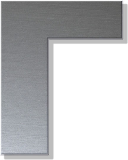 Γράμμα Κατοικιών Αυτοκόλλητο ''γ'' 80 X 64 Mm Inox Ματ Πλαστικό Darvin