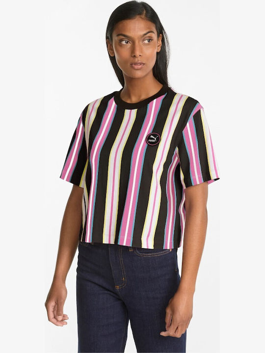 PUMA Γυναικείο Αθλητικό T-shirt Ροζ