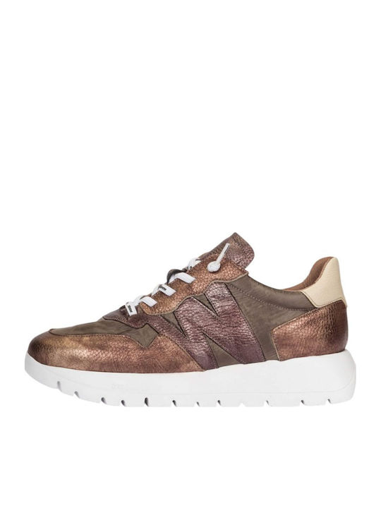 Wonders Sneakers Brown / Gold