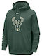 Milwaukee Bucks Φούτερ με Κουκούλα Πράσινο