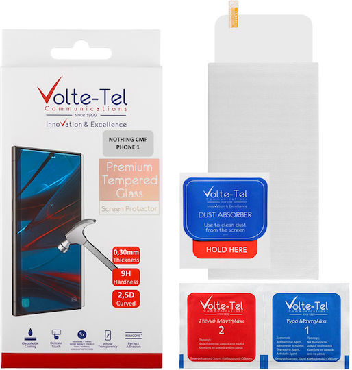 Volte-Tel 2.5D 0.3mm Full Glue Tempered Glass (Nothing CMF Phone 1)