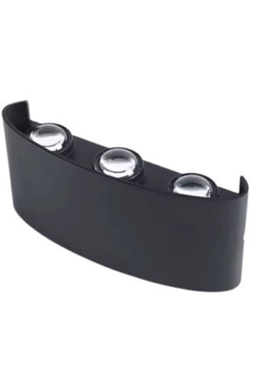 Wall-Mounted Outdoor LED Light with RGB Light 8x6x18cm