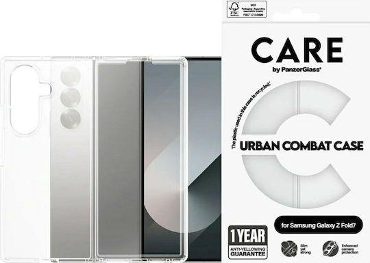 CARE by PanzerGlass Care Задна корица Пластмаса / Силикон Прозрачен (Galaxy Z Fold7)