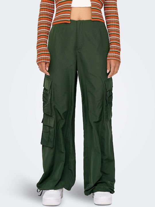 Mw Dama Tesatura Pantaloni Cargo Kaki